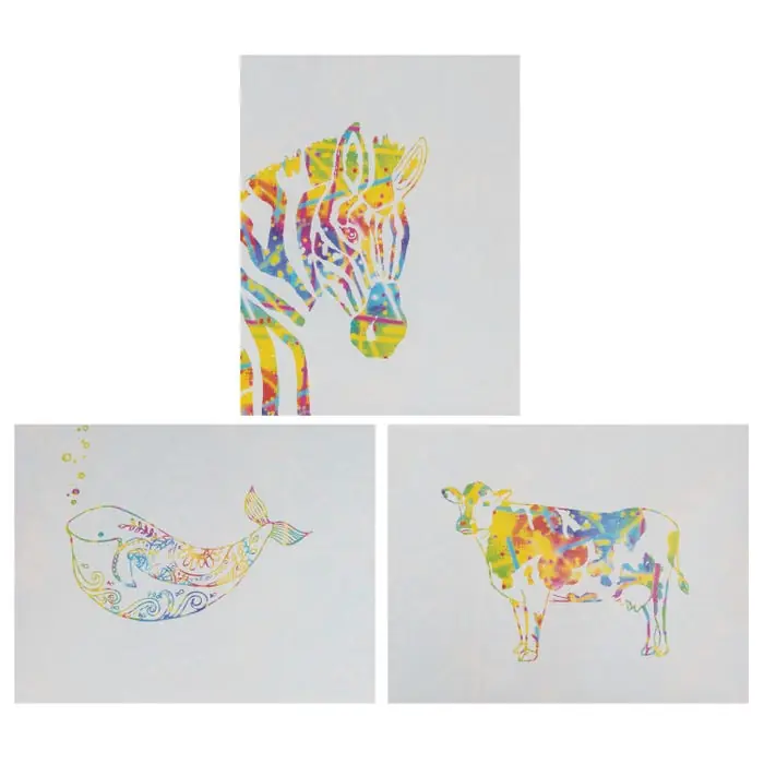 Best Price Creativity Street Now You See It Etch Paper, Rainbow, 50 Sheets
